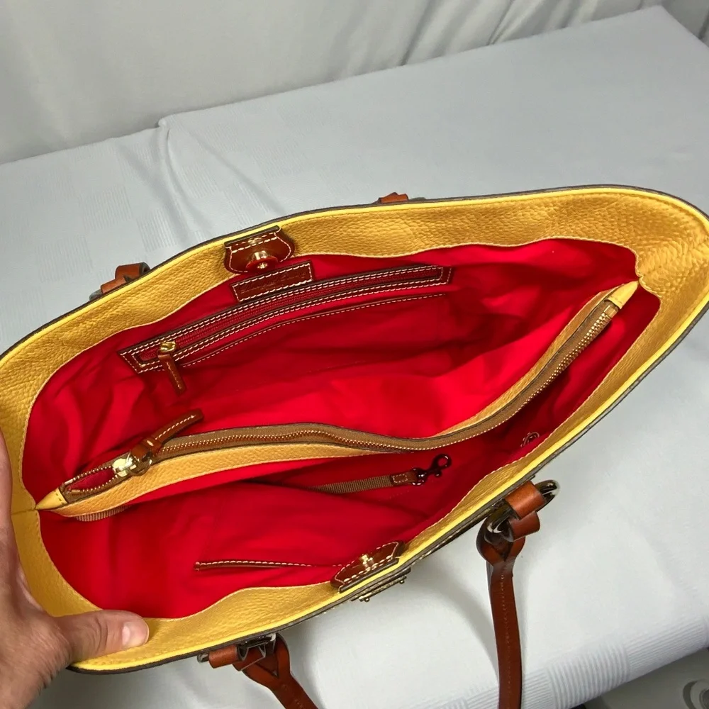 Dooney & Bourke Yellow Tammy Tote